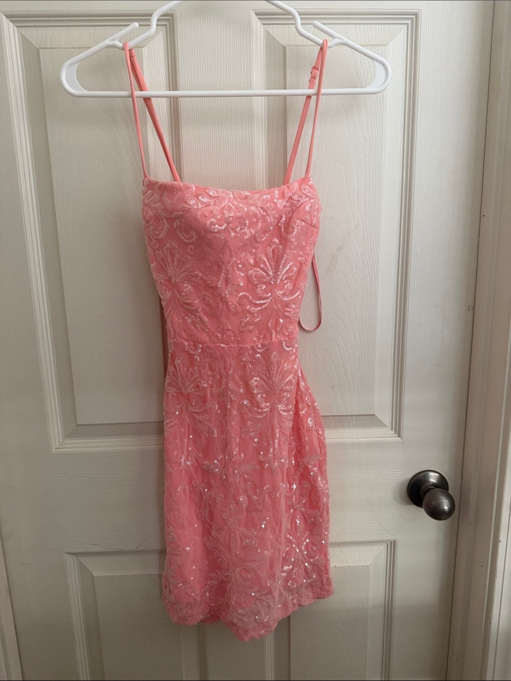 Windsor pink hoco dress